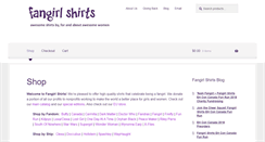 Desktop Screenshot of fangirlshirts.com