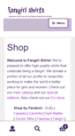 Mobile Screenshot of fangirlshirts.com