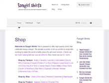 Tablet Screenshot of fangirlshirts.com
